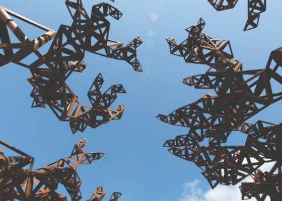 Conrad Shawcross in the Park