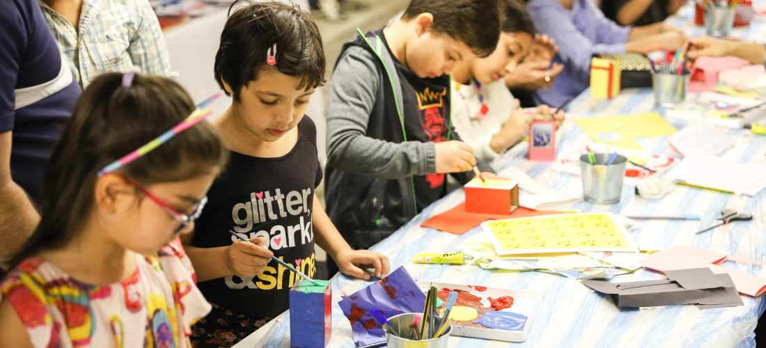 Family Tour and Workshop: Paper Pulp Paintings