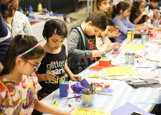 Family Tour and Workshop: Paper Pulp Paintings