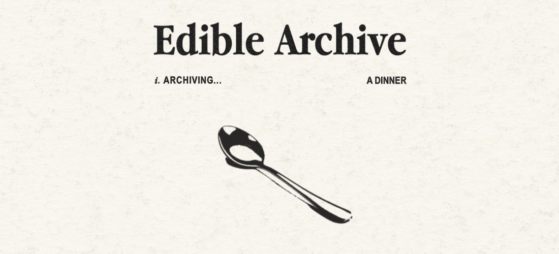 Potluck and Storytelling – Edible Archive with Nathaniel Enriquez and Nadin El Dib