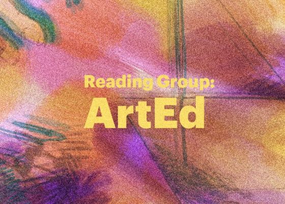 Reading Group: ArtEd – Session 2