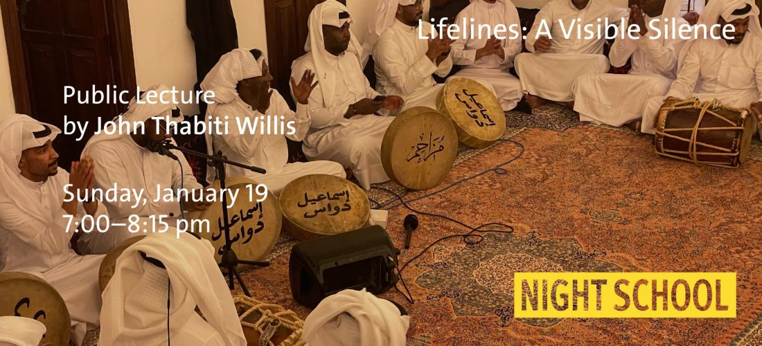Night School 2025: Lifelines – Public lecture by John Thabiti Willis: ‘A Visible Silence’