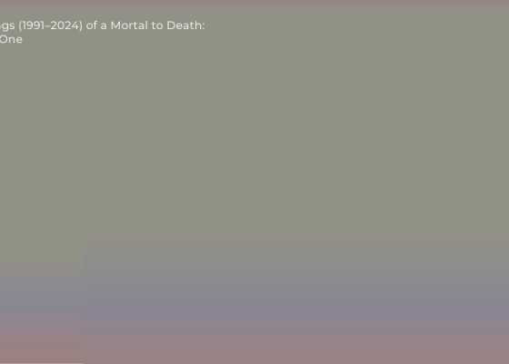 Book Launch—The Collected Writings (1991–2024) of a Mortal to Death: Jalal Toufic, vol 1.