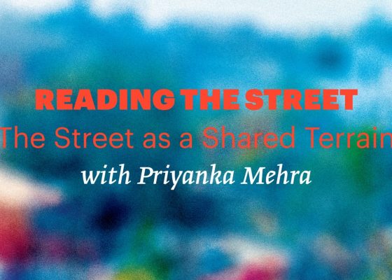Reading Group: Reading the Street –  Session 2: The Street as a Shared Terrain